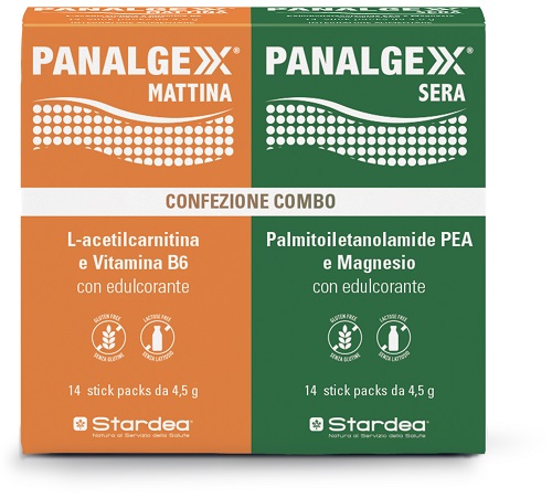 PANALGEXX MATTINA 14 STICKPACK + PANALGEXX SERA 14 STICKPACK CONFEZIONE COMBO - Fontenova srl