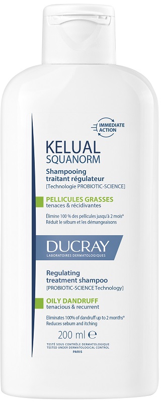 KELUAL SQUANORM SHAMPOO ANTI FORFORA GRASSA 200 ML - Fontenova srl