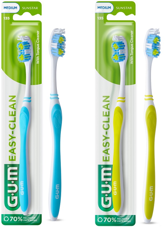 GUM EASY CLEAN TOOTHBRUSH - Fontenova srl