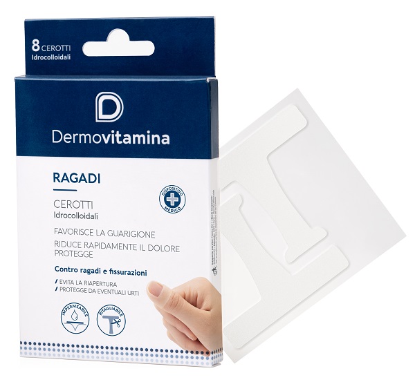 DERMOVITAMINA RAGADI CEROTTI 8 PEZZI - Fontenova srl