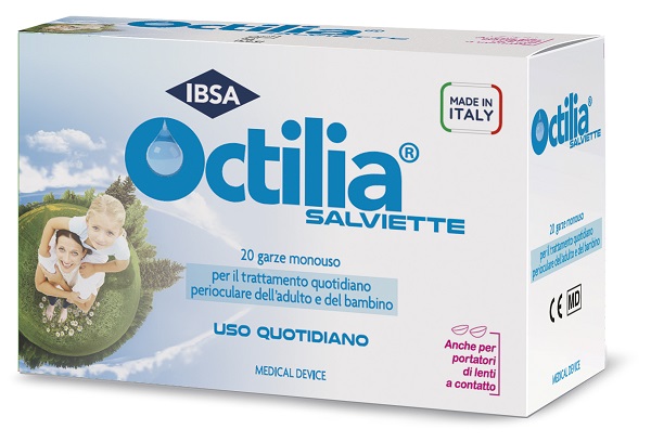 OCTILIA SALVIETTE PERIOCULARI 20 GARZE IN VISCOSA NON STERILI - Fontenova srl