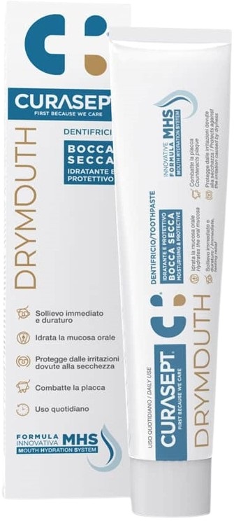 CURASEPT DRYMOUTH DENTIFRICIO 75 ML - Fontenova srl