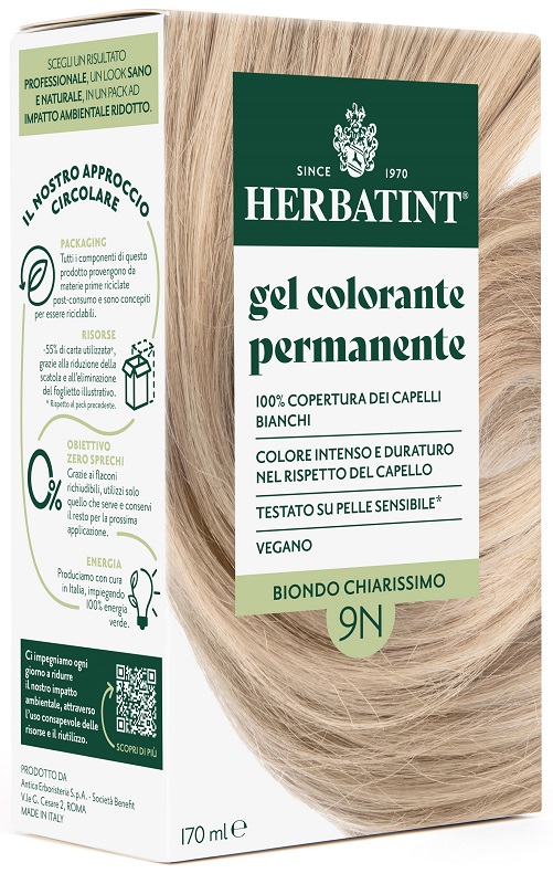 HERBATINT 9N BIONDO CHIARISSIMO 170 ML - Fontenova srl