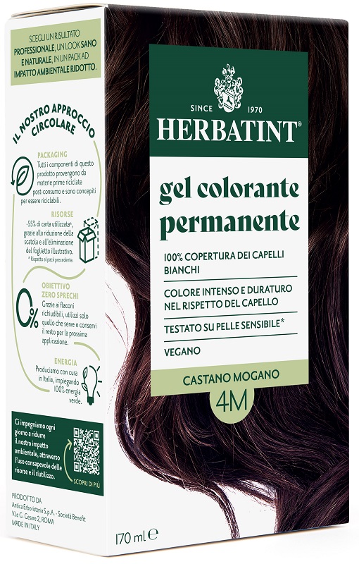 HERBATINT 4M CASTANO MOGANO 170 ML - Fontenova srl