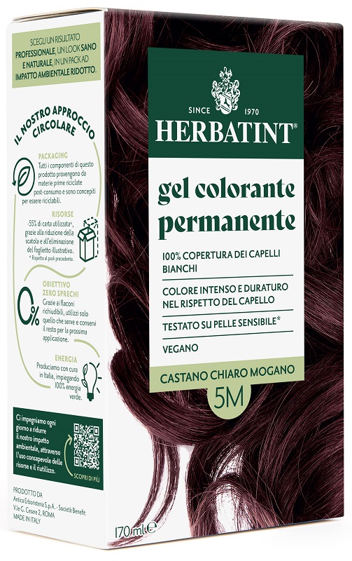 HERBATINT 5M CASTANO CHIARO MOGANO 170 ML - Fontenova srl