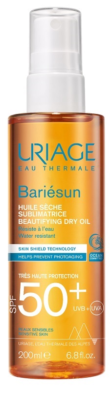 URIAGE EAU THERMALE BARIESUN SPF50+ OLIO SECCO ILLUMINANTE 200 ML - Fontenova srl