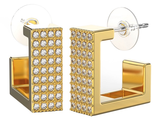 BJT373 ORECCHINO AMARA GOLD PLATED - Fontenova srl