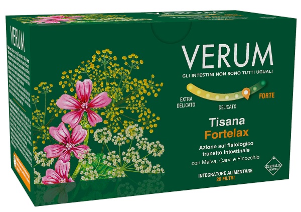 VERUM FORTELAX TISANA 20 FILTRI NEW - Fontenova srl