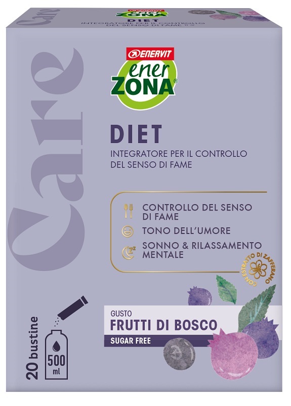 ENERZONA CARE DIET FRUTTI DI BOSCO 20 BUSTINE - Fontenova srl