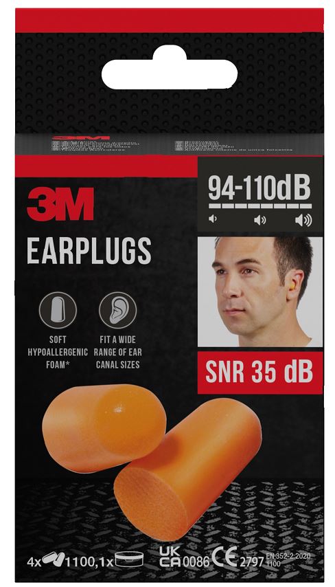 3M INSERTI AURICOLARI 1100 CON CUSTODIA 4 PAIA - Fontenova srl