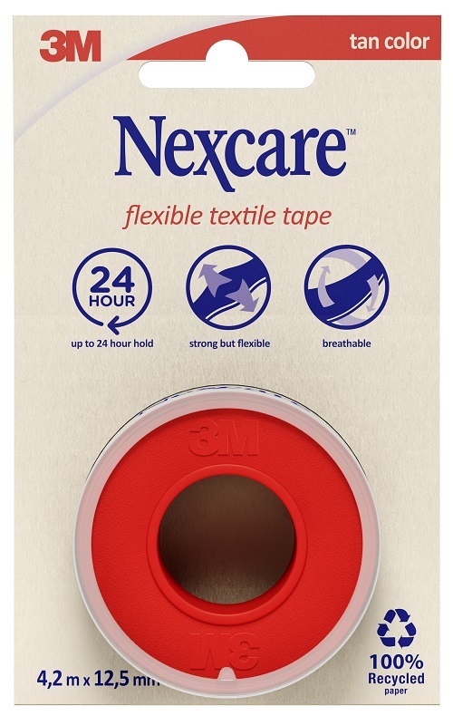CEROTTO NEXCARE FLEXIBLE TEXTILE TAPE M 4,2X12,5 MM - Fontenova srl