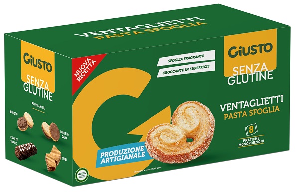 GIUSTO SENZA GLUTINE VENTAGLIETTI 80 G - Fontenova srl