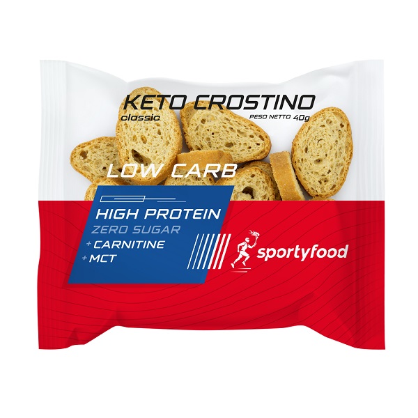 SPORTYFOOD KETO CROSTINO CLASSIC 40 G - Fontenova srl