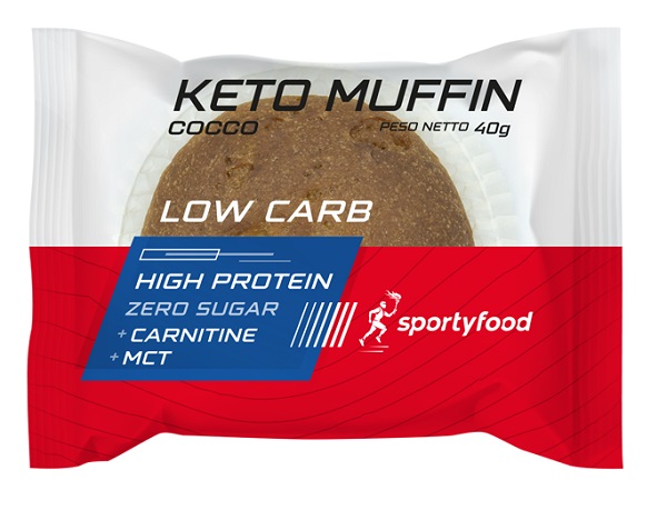 SPORTYFOOD KETO MUFFIN AL COCCO 40 G - Fontenova srl