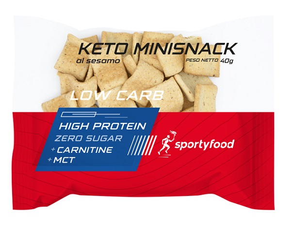 SPORTYFOOD KETO MINISNACK AL SESAMO 40 G - Fontenova srl