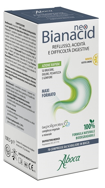NEOBIANACID 70 COMPRESSE LIMONE - Fontenova srl