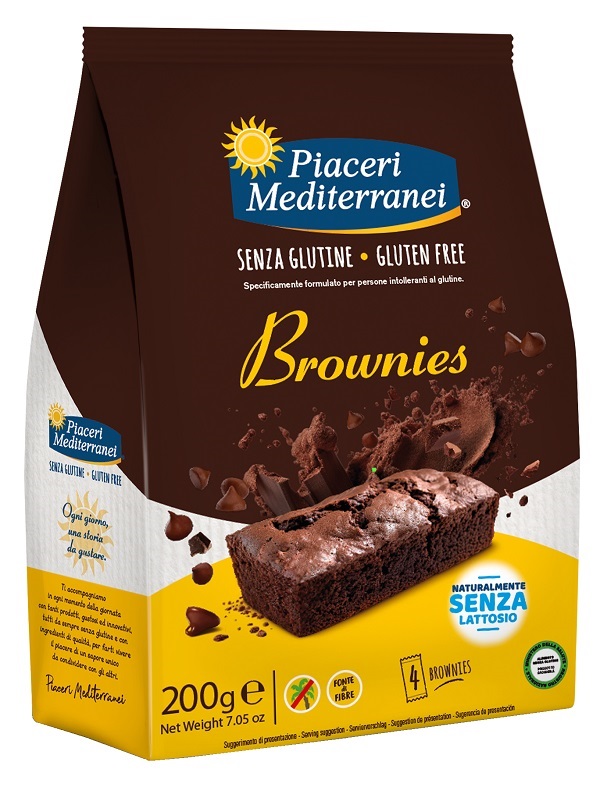 PIACERI MEDITERRANEI BROWNIES 200 G - Fontenova srl