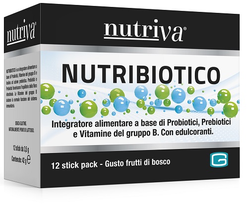 NUTRIVA NUTRIBIOTICO 12 STICK PACK - Fontenova srl