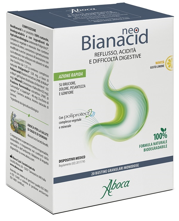 NEOBIANACID 20 BUSTINE LIMONE - Fontenova srl