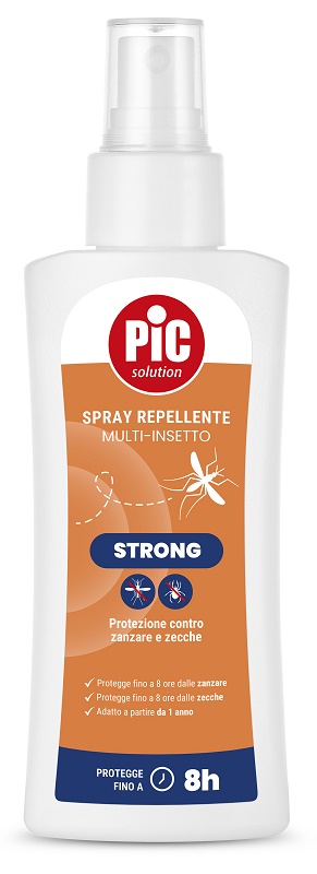PIC SOLUTION SPRAY REPELLENTE MULTI-INSETTO STRONG 100 ML - Fontenova srl