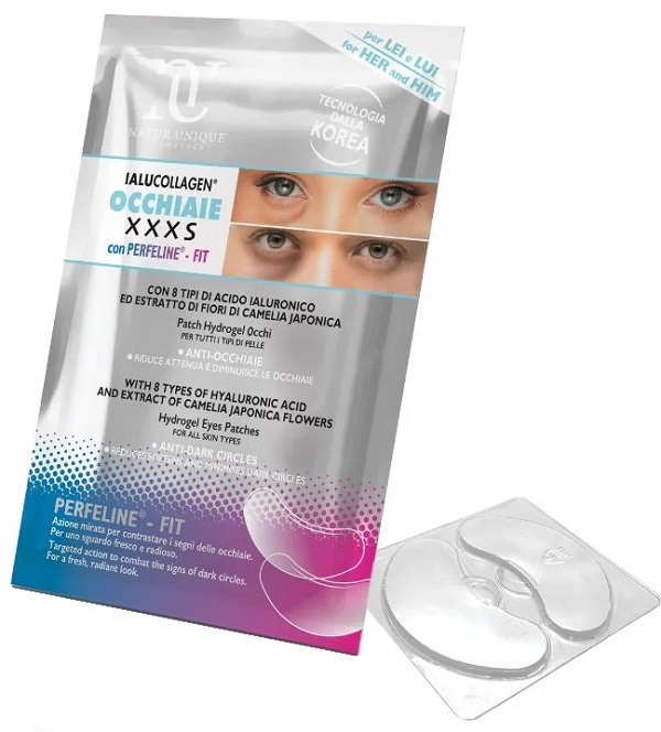 NATUR UNIQUE IALUCOLLAGEN OCCHIAIE XXXS PATCH HYDROGEL 2 PEZZI - Fontenova srl