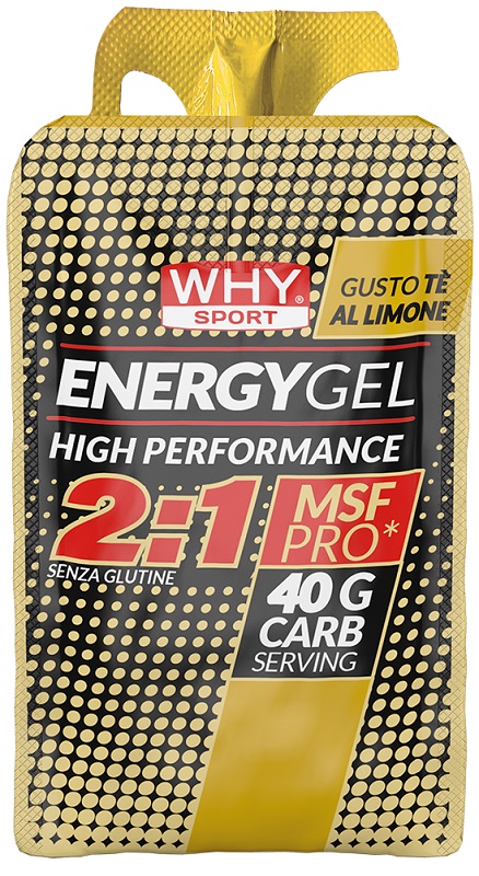 WHYSPORT ENERGY GEL 2 1 TE' LIMONE 55 ML SENZA GLUTINE - Fontenova srl