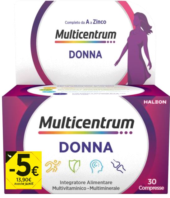 MULTICENTRUM DONNA 30 COMPRESSE PROMO 2026 - Fontenova srl