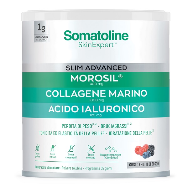 SOMATOLINE SLIM ADVANCED 275 G SENZA GLUTINE SENZA LATTOSIO - Fontenova srl