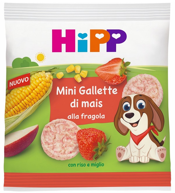 HIPP MINI GALLETTE MAIS FRAGOLA 23 G - Fontenova srl
