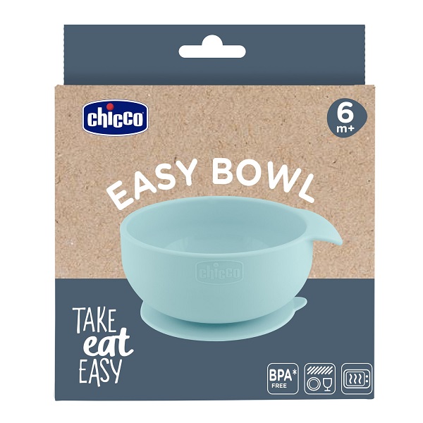 CHICCO CIOTOLA IN SILICONE AZZURRO 6M+ - Fontenova srl
