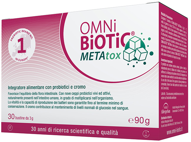 OMNI BIOTIC METATOX 30 BUSTINE 3 G SENZA GLUTINE SENZA LATTOSIO - Fontenova srl