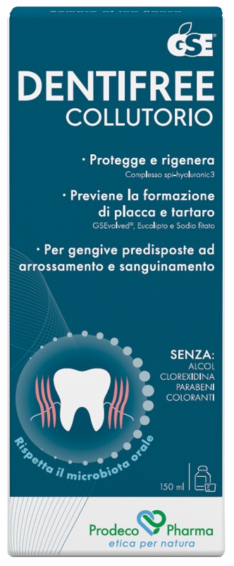GSE DENTIFREE COLLUTORIO 150 ML - Fontenova srl