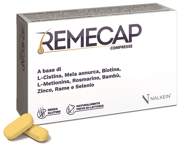 REMECAP 30 COMPRESSE RIVESTITE DA 1,25 G SENZA GLUTINE NATURALMENTE PRIVO DI LATTOSIO - Fontenova srl